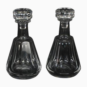 Vintage Harcourt Talleyrand Crystal Decanters attributed to Baccarat, 1950s, Set of 2