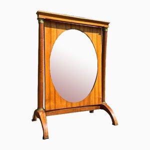 Specchio Impero in legno di noce