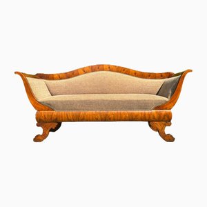 Empire Gold Brown Walnut Sofa