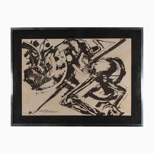 Umberto Mastroianni, Composition, 1960s, Lithograph, Framed
