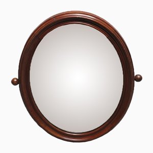 Miroir Vintage Art Nouveau avec Cadre en Bois