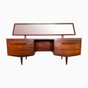 Mid-Century Modern Teak Dressing Table with Mirror from White and Newton, 1960