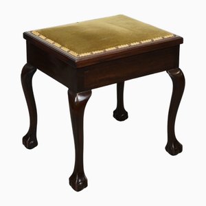 Piano Stool with Storage on Claw & Ball Feet