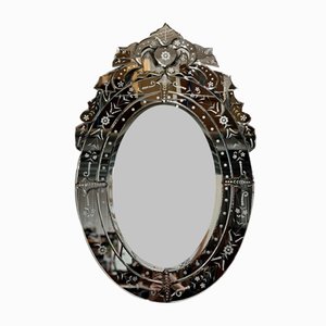 Abgeschrägter Vintage Spiegel im Venezianischen Stil