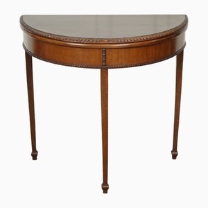 Demi Lune Console Hall Games Card Table