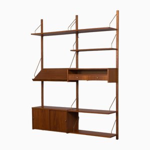 Mid-Century Modern Shelving System Wall Unit in the style of Poul Cadovius, 1960s
