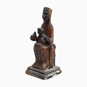 Wood Montserrat Virgin Statue, 1940