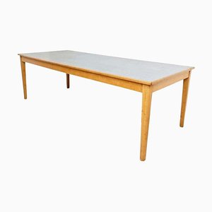 Großer skandinavischer Esstisch aus Holz & Formica, 1960er