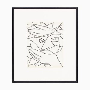Françoise Gilot, Sin título, Litografía, 1951, Papel, Enmarcado