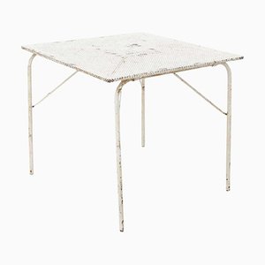 Klappbarer Gartentisch Mathieu Matégot zugeschrieben, 1950er