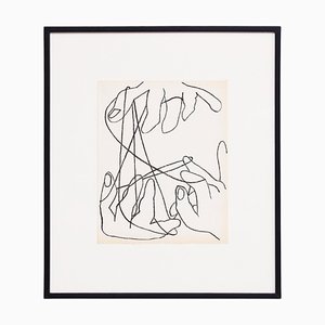 Françoise Gilot, String Games, 1951, Litografía, Enmarcado
