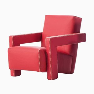 Roter Baby Utrech Sessel von Gerrit Thomas Rietveld, Cassina zugeschrieben