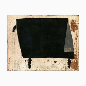 Huai-Qing Wang, Luz de luna sobre la mesa, 2008, Grabado