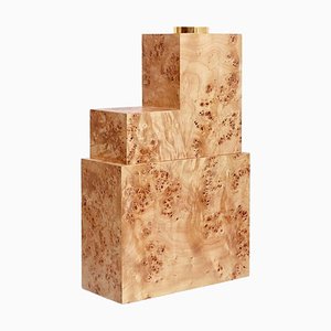Twenty-Seven Woods Chinese Artificial Flower Vase attributed to Ettore Sottsass, 1995