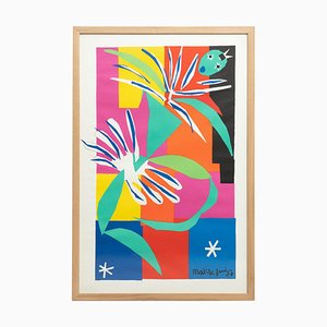 Henri Matisse, Gouache Decoupee, 1970, Lithograph, Framed
