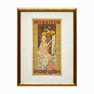 Framed Advertising Ricover Print of Escofet Mosaics, 1900