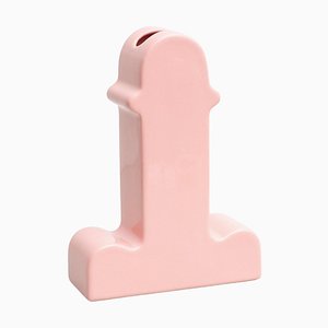 Rosa Shiva Blumenvase aus Keramik von Ettore Sottsass für BD Barcelona, 2015