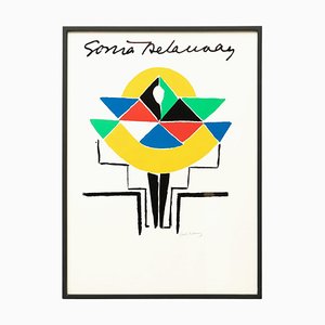 Sonia Delaunay, Untitled, 1970s, Lithography, Framed