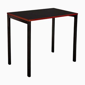 Consola de metal negro y formica de Charlotte Perriand para Cite Cansado, 1950