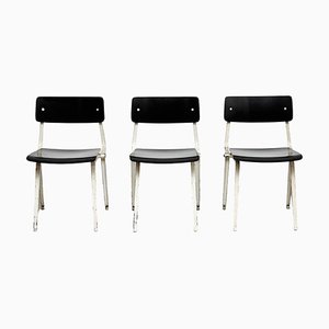 Vintage Theater Chairs by Friso Kramer for Ahrend De Cirkel, 1959, Set of 3