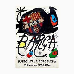 Joan Miró, Affiche pour le 75e anniversaire du FC Barcelone, 1974, Impression