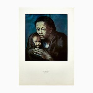 Print of Mother and Child with Fich, 1966
