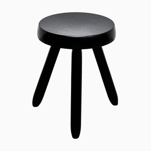 Mid-Century Modern Wooden Tripod Stool by Le Corbusier, 1950s