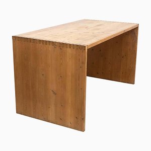 Mesa racionalista Mid-Century moderna de madera, 1960