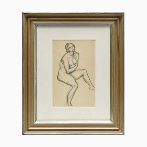 André Lhote, Composition moderne, Dessin au crayon, Années 1920, Encadré