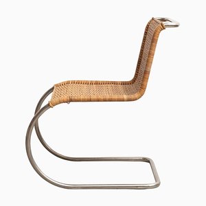 Rattan B42 Easy Chair attributed to Mies Van Der Rohe for Tecta, 1960s