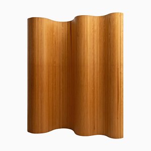 Holz Raumteiler im Stil von Alvar Aalto, 1970er