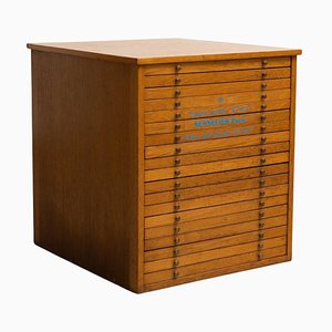 Vintage Pastel Paint Display Cabinet from Sennelier Paris, 1990