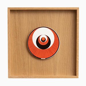 Marcel Duchamp, Rot Schwarz-Weißes Corolles Rotorelief von Konig Series 133, 1987, Holz