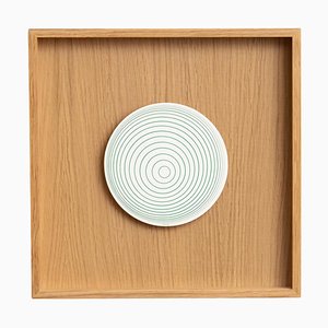Marcel Duchamp, Grün-weißer Käfig Rotorelief von Konig Series 133, 1987, Holz