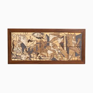 Tribute to Picasso's Guernica, 1960s, Ceramic