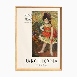 Pablo Picasso, Picasso Museum Poster von Danseuse Naine 1901, 1966, Druck
