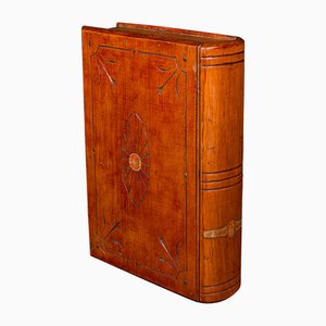 Edwardian Cedar Book Safe, 1890s