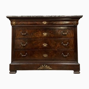 Louis Philippe Parisian Chest of Drawers in Mahogany, 1830