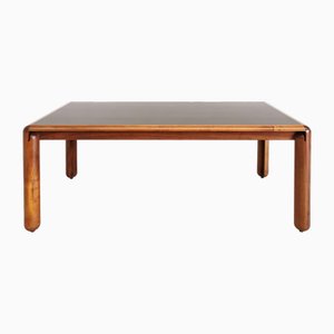 Rectangular Walnut Table by Vico Magistretti for Cassina, 1960s