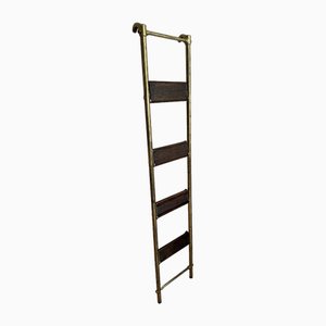 Late 19th Century Brass Ships Ladder, 1890s