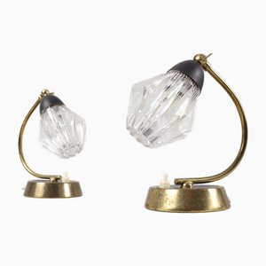Mid-Century Dessert Table Lamps, Germany, 1960s, Set of 2