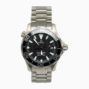 Reloj profesional Seamaster 300m de cuarzo de acero inoxidable de Omega