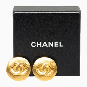 Boucles d'Oreilles Clip-on CC de Chanel, Set de 2