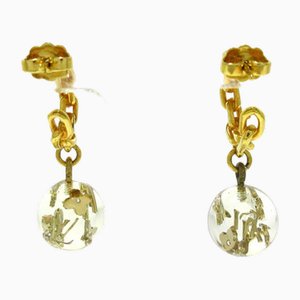 Bubbles Inclusion Resin Hoop Earrings from Louis Vuitton, Set of 2