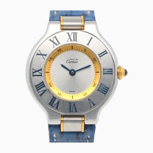 Reloj Must 21 de acero inoxidable de Cartier