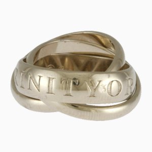 Dreireihiger Trinity Ring aus 18 Karat Gold von Cartier