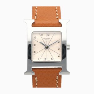 H Watch in Stainless Steel from Hermes