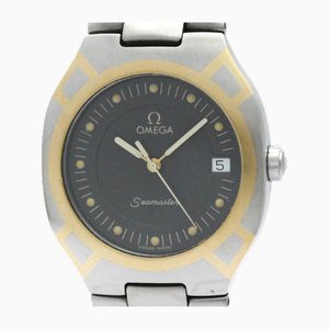 Reloj para hombre Seamaster Polaris de acero dorado de 18 k de Omega