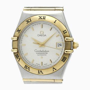 Constellation 18k Gold Steel Automati Mens Watch from Omega