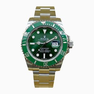 Reloj de pulsera Submariner de cuerda automática verde de Rolex